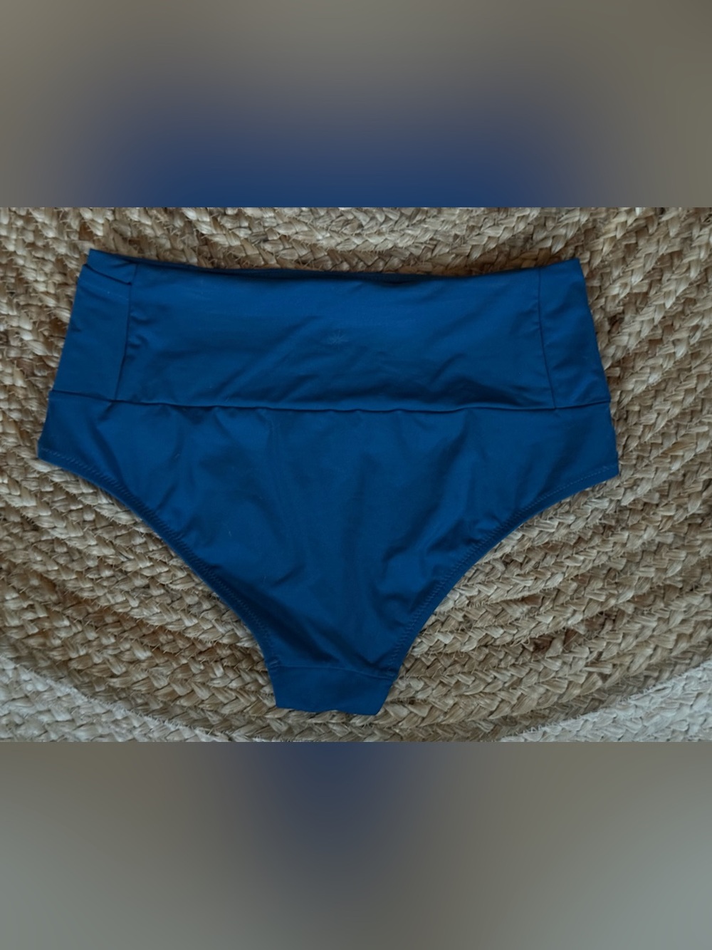 2 Piece Set Athleta Plunge Bikini Top + Ultra High Rise Pocket Bottom Lapis - Picture 15 of 16